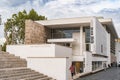 Outside of Ara Pacis Augustae, museum in Rome, Italy