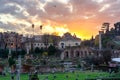 Rome, Italy. One of the most famous landmarks in the world - Roman Forum