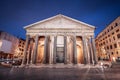 Rome, Italy at The Pantheon, an Ancient Roman Temple Royalty Free Stock Photo