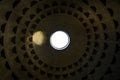 Rome Italy Pantheon Ceiling Landmark Architecture Top Pattern Royalty Free Stock Photo