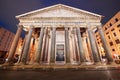 Rome, Italy with the Pantheon and Piazza Della Rotonda Royalty Free Stock Photo