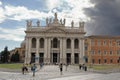 Rome, Italy. Papal Archbasilica of St. John in the Lateran Royalty Free Stock Photo