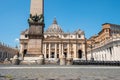 The Papal Basilica of Saint Peter in the Vatican Royalty Free Stock Photo