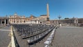 The Papal Basilica of Saint Peter in the Vatican Royalty Free Stock Photo