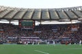 Football: Serie A 2023-2024 - Match day 1 - AS ROMA vs SALERNITANA, Olympic Stadium in Rome Royalty Free Stock Photo