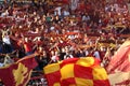 Football: Serie A 2023-2024 - Match day 1 - AS ROMA vs SALERNITANA, Olympic Stadium in Rome Royalty Free Stock Photo