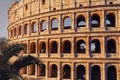 Rome Italy. Roman Colosseum Coliseum or Colosseo ancient Royalty Free Stock Photo