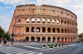 Rome Italy. Roman Colosseum (Coliseum or Colosseo) Ancient Royalty Free Stock Photo