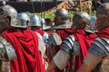 Rome/Italy/04/22/2018 Rome foundation anniversary.Roman soldiers