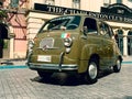 Vintage or Retro car or vehicle of Carabinieri Italian police
