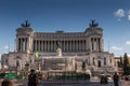Rome, Italy, September 25, 2023: Altar of the Fatherland, which is both a monument to King Victor Emmanuel II and the Tomb of the