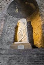 Ancient tatue in baths of Diocletian - Thermae Diocletiani - in Rome. Italy