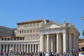 People visit St. Peter`s Basilica at the Vatican