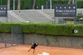 Tennis player on Foro Italico field