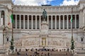 Monument to Victor Emanuel II in Piazza Venezia, Rome, Italy Royalty Free Stock Photo