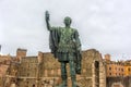 Statue of the emperor Caesar Augustus Nerva, located near the Colosseum.Rome, Italy