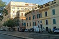 Rome, Italy.Street Via di Porta Maggiore at morning.