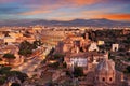 Rome, Italy View Towards the Colosseum Royalty Free Stock Photo