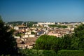 Rome Italy vintage panorama view of the city in summer Italy