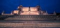 Rome, Italy: Vittoriano, Victor Emmanuel II Monument at night Royalty Free Stock Photo