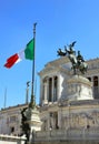 Rome, Italy - Vittorio Emanuele II monument detail Royalty Free Stock Photo