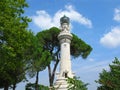 Rome, Janiculum lighthouse in Trastevere