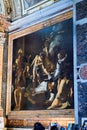 Rome Lazio Italy. The Church of St. Louis of the French. The Martyrdom of St. Matthew by Caravaggio