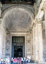 Rome, Lazio, Italy. July 25, 2017: Main entrance gate to the Rom