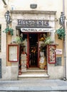 Typical Roman pizzeria located on the street called