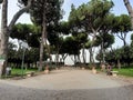 Roma - Viale Nino Manfredo al Giardino degli Aranci Royalty Free Stock Photo