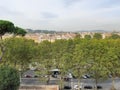 Roma - Panorama dal Giardino degli Aranci Royalty Free Stock Photo