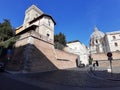 Roma - Porta del Perugino da via della Stazione Vaticana Royalty Free Stock Photo