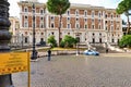 Rome Lazio Italy. The Palace of Viminale on Viminal Hill that hosts the headquarters of the Ministry of the Interior