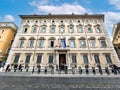 Rome Lazio Italy. Palazzo Madama is the seat of the Senate of the Italian Republic, the upper house of the Italian Parliament