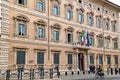 Rome Lazio Italy. Palazzo Madama is the seat of the Senate of the Italian Republic, the upper house of the Italian Parliament