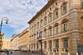 Rome Lazio Italy. Palazzo Madama is the seat of the Senate of the Italian Republic, the upper house of the Italian Parliament