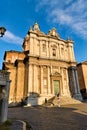 Rome Lazio Italy. Santi Luca e Martina is a church situated between the Roman Forum and the Forum of Caesar and close to the Arch