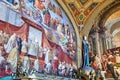 Rome Lazio Italy. The Vatican Museums in Vatican City. Raphael rooms frescoes