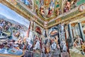 Rome Lazio Italy. The Vatican Museums in Vatican City. Raphael rooms frescoes