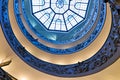 Rome Lazio Italy. The Vatican Museums in Vatican City. Bramante staircase. Spiral stairs Royalty Free Stock Photo