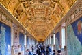 Rome Lazio Italy. The Vatican Museums in Vatican City. The Gallery of Maps
