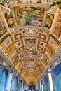 Rome Lazio Italy. The Vatican Museums in Vatican City. The Gallery of Maps