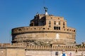 Rome, Castel Sant`Angelo, the majestic. Royalty Free Stock Photo