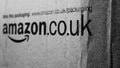 Amazon box detail with the english wording and the link to evaluate