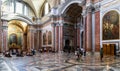 Basilica of St Mary of Angels and Martyrs built inside famous Baths of Diocletian in Rome, Italy