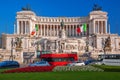 Rome with National Monument of Victor Emmanuel II in Italy Royalty Free Stock Photo