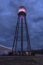 Vertical Full View Rome City Steel Tower Sign III Royalty Free Stock Photo