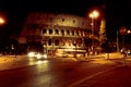 Rome. The Colosseum in the Night