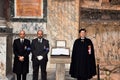 ROME-NOVEMBER 6: Members the House of Savoy in Roman Pantheon on November 6,2010 in Rome, Italy.