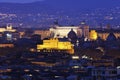 Rome panorama with Monument of Vittorio Emanuele II and Castel S